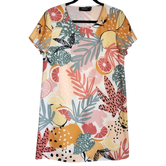 MINKPINK Dresses & Skirts - MINKPINK Vibrant Tropical Print Mini Dress